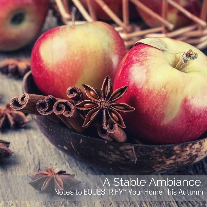 CREATE A STABLE AMBIANCE: NOTES TO EQUESTRIFY™ Your Home this Autumn